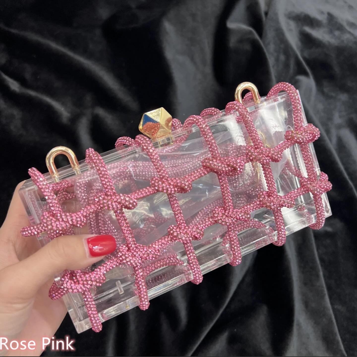 Diamond mami clutch