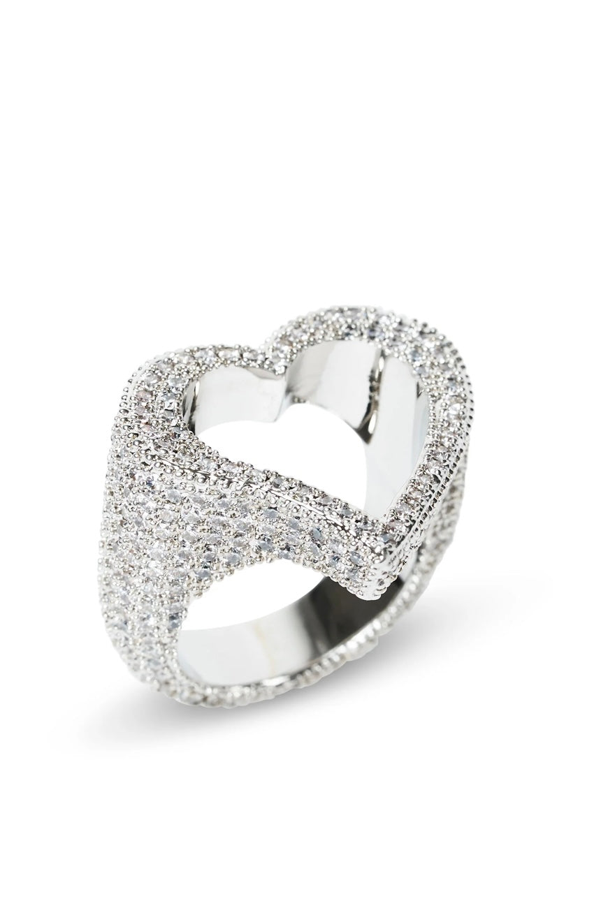 Bad girl heart ring