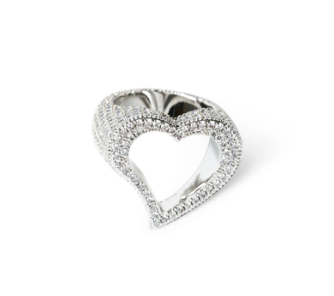 Bad girl heart ring