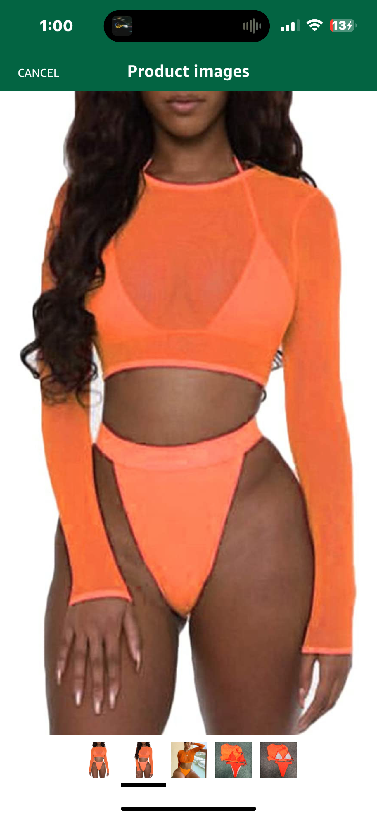 Soca high waist swimsuit