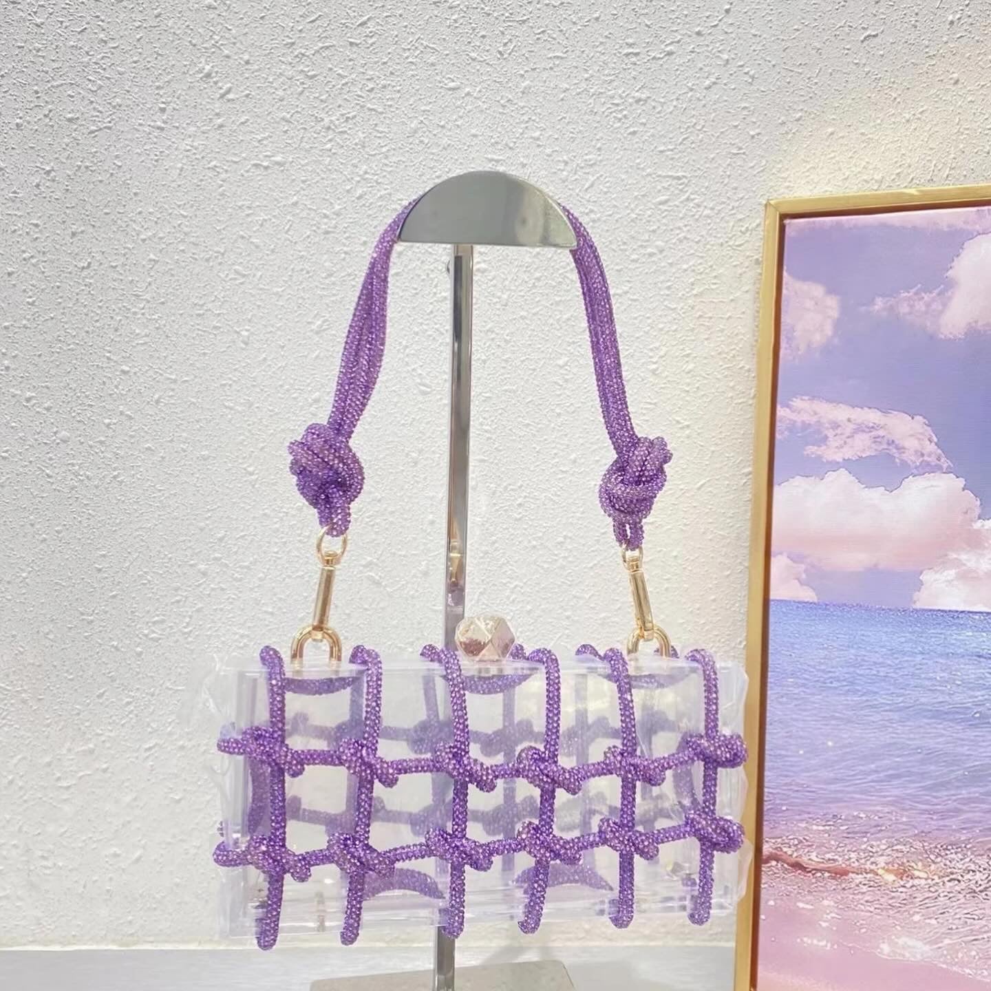 Diamond mami clutch