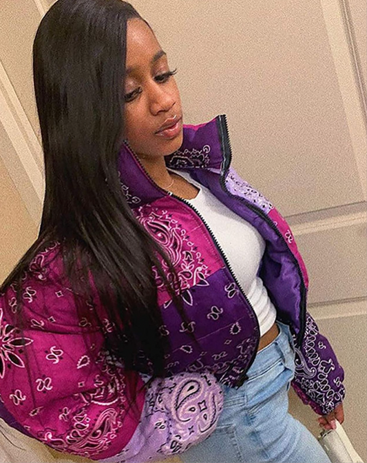 Bandana Puffer Coat