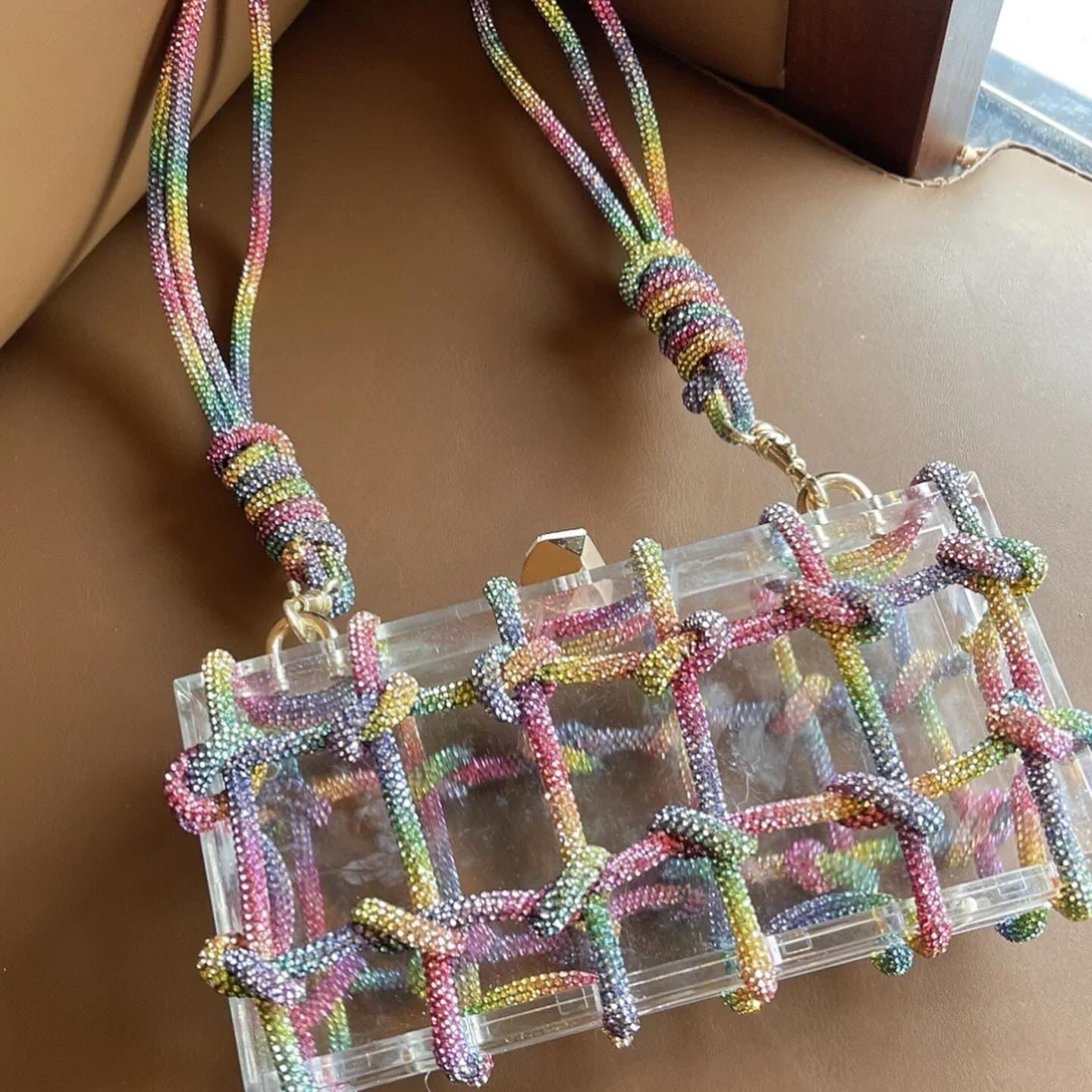Diamond mami clutch