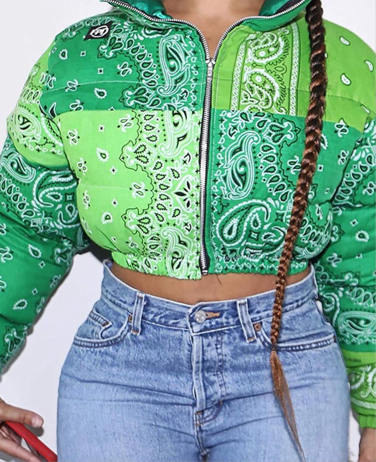 Bandana Puffer Coat