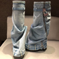 Platform  Knee high booties