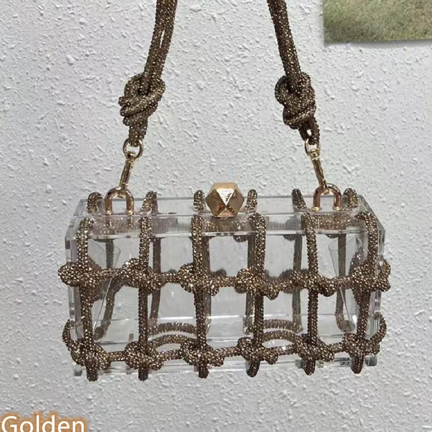 Diamond mami clutch