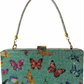 Butterfly diamond clutch