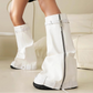 Platform  Knee high booties