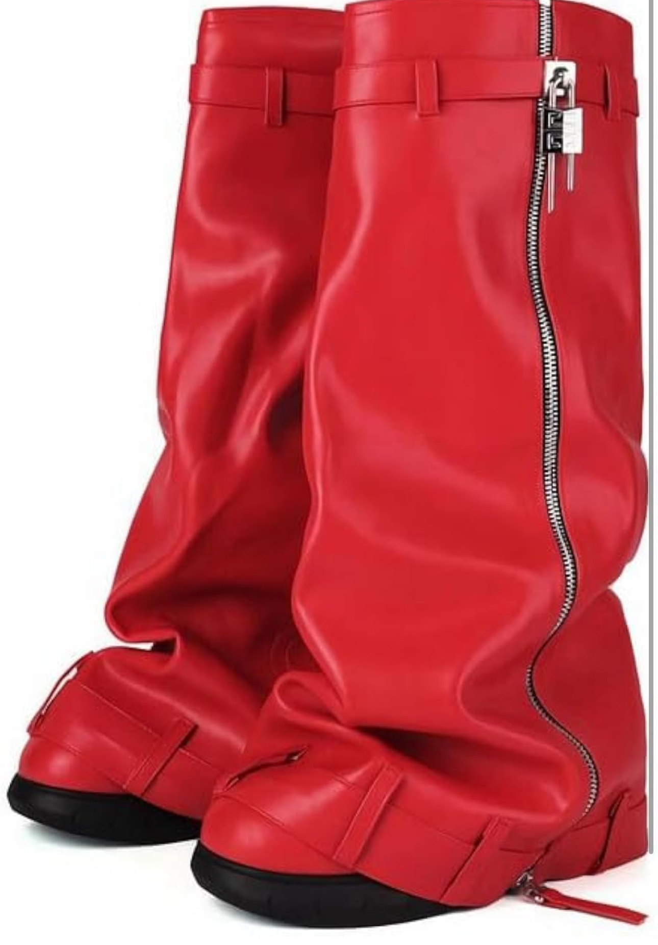 Platform  Knee high booties